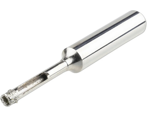 Glasboor met metalen schacht