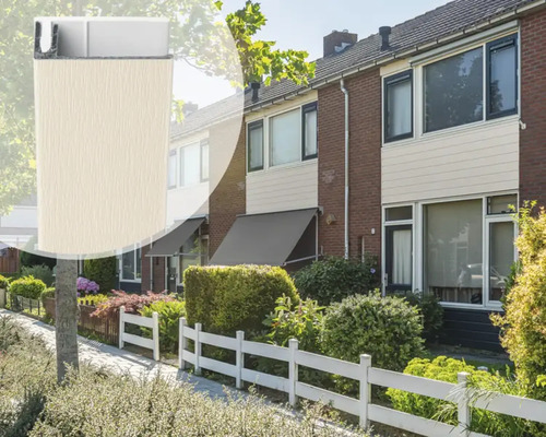 Buitenrolluik voor huizen als zon- en zichtwering