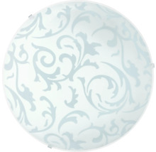 Ronde plafondlamp met bloemmotief