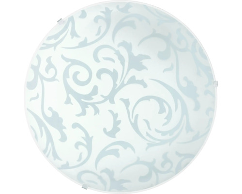 Ronde plafondlamp met bloemmotief