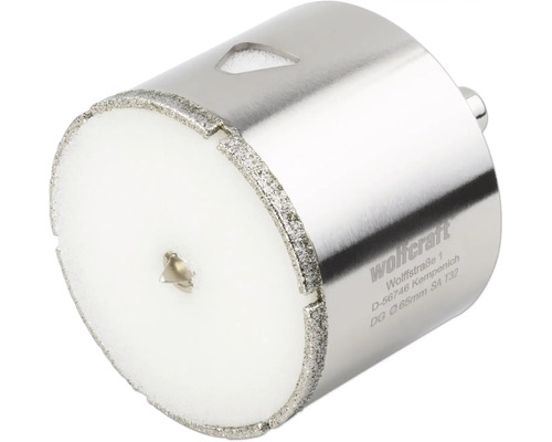 Wolfcraft diamantboor met centreerpunt, 65 mm diameter