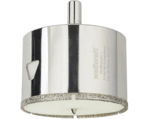 Wolfcraft diamantboor, diameter 74 millimeter