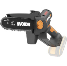 Worx accukettingzaag met een zaagblad van 15 centimeter