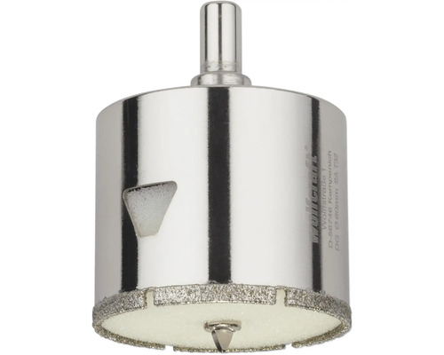 Diamant gatzaag met centreerboor, 60 millimeter diameter