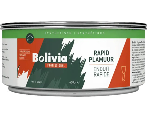 Bolivia Professional Rapid Plamuur synthetisch 400 gram blik voor binnen