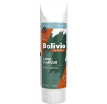 Bolivia Professional Rapid Plamuur, acryl, wit, 400 gram tube, zeer snel drogend.