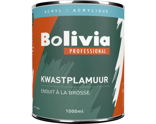 Bolivia Professional Kwastplamuur op acrylbasis, 1000 milliliter.
