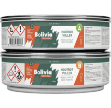 Bolivia Professional 2K Epoxy Houtrotvuller set bestaande uit Component A en Component B voor het repareren van houtrot.