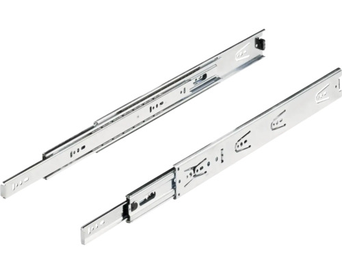 Twee ladegeleiders van metaal