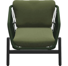 Tuinstoel met kussens en touwbekleding