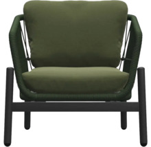 Tuinstoel met armleuning en zitkussen