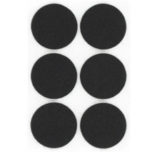 Zes vilten meubelglijders