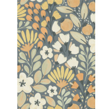 Bloemenpatroon behang met floraal design