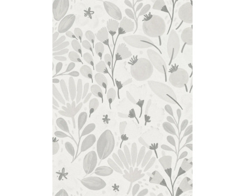 Behang met bloemmotief