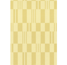 Geel behang met geometrisch patroon