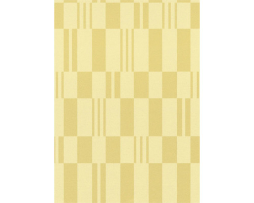 Geel behang met geometrisch patroon