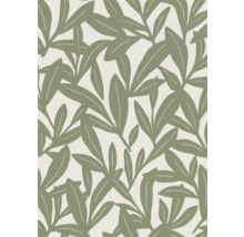 Behang met bladerenmotief