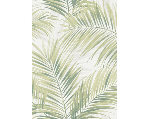 Behang met palmmotief