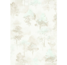 Behang met boommotief