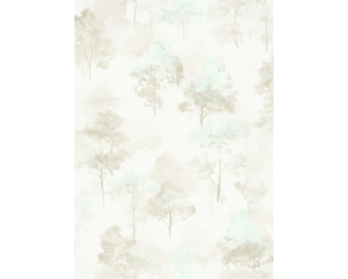 Behang met boommotief