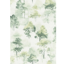 Behang met boommotief