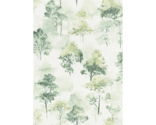 Behang met boommotief