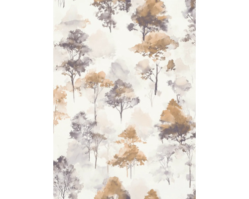Behang met boommotief