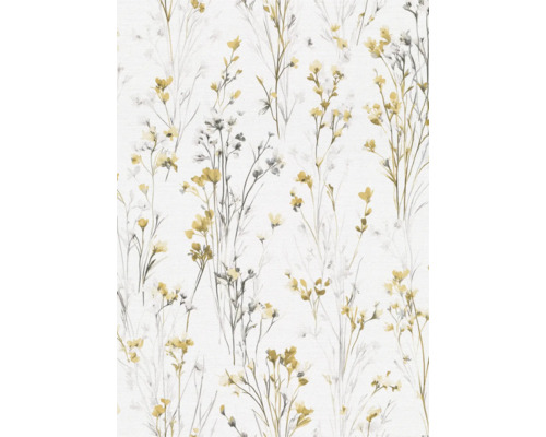 Behang met bloemmotief