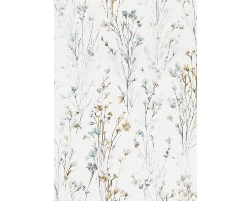 Behang met bloemmotief