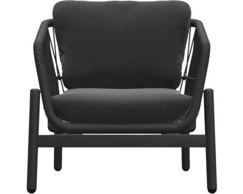 Tuinstoel met kussens en touw