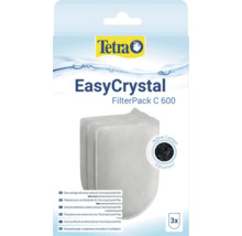Tetra EasyCrystal FilterPack C 600, filterpatronen met actieve kool voor aquariumfilters, 3 stuks.