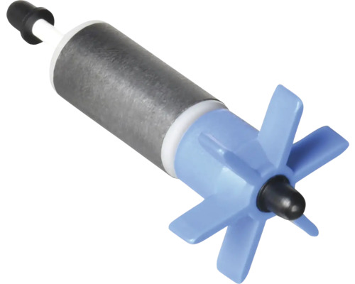 Pomprotor met magneet en blauwe waaier voor vijverpompen