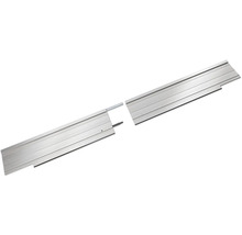 Tweedelige geleiderail van aluminium voor nauwkeurig zagen inclusief verbindingsstukken