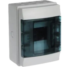 Opbouw wandcontactdoos met transparante deur voor binnenshuis