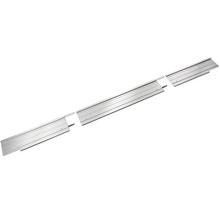 Gazonrand van metaal, driedelige set met insteeksysteem voor perkranden.