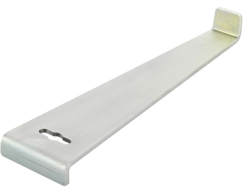 Metalen aanslagijzer voor het leggen van laminaat en parket.