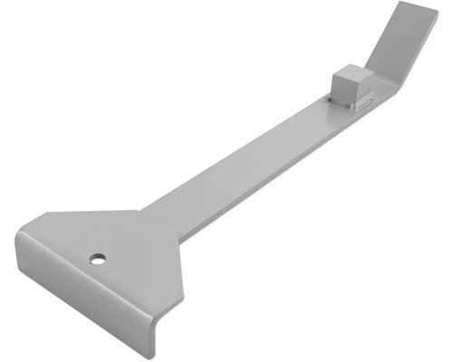 WOLFCRAFT Aanslagijzer met aambeeld, staal Metalen slagijzer voor het leggen van laminaat en parket.