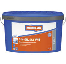 Emmer Modulan DIN-Object witte, matte muurverf voor binnen, 12,5 liter