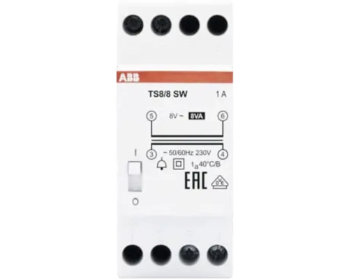 ABB TS8/8 SW schakelapparaat 1 A