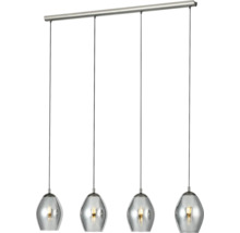 Hanglamp met vier glazen kappen