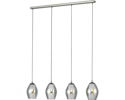 Hanglamp met vier glazen kappen