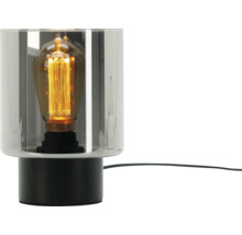 Tafellamp met glazen behuizing en Edison-gloeilamp