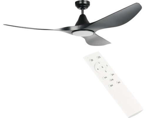 Plafondventilator met drie bladen en afstandsbediening