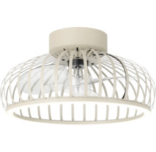 Plafondventilator met kooi en verlichting