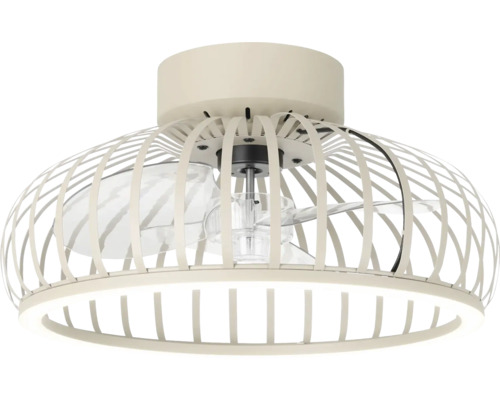 Plafondventilator met kooi en verlichting