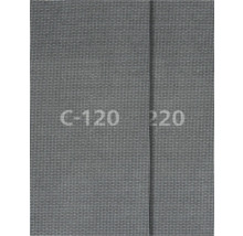 Fijnmazig gaas voor insectenwering met een vierkante roosterstructuur en een verticale naad.