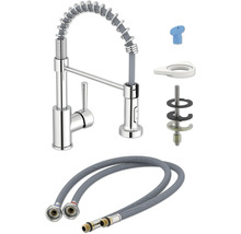 Keukenkraan met sproeislang en montageaccessoires