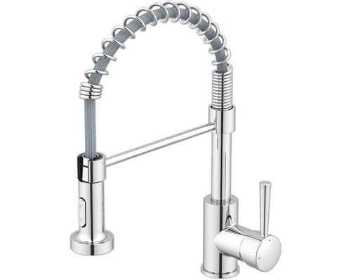 Keukenkraan met flexibele uitloop