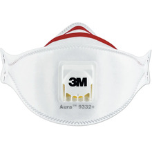 3M Aura 9332+ fijnstofmasker met uitademventiel