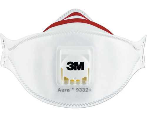 3M Aura 9332+ fijnstofmasker met uitademventiel